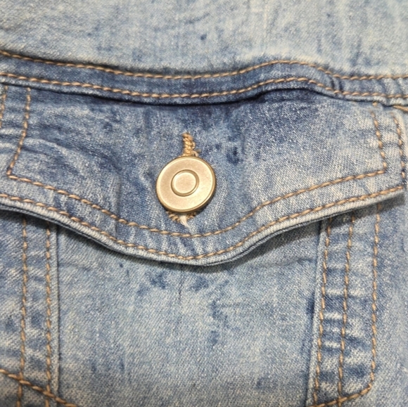 Cato Blue Jean Jacket Classic Denim Style Size Small - Picture 2 of 8